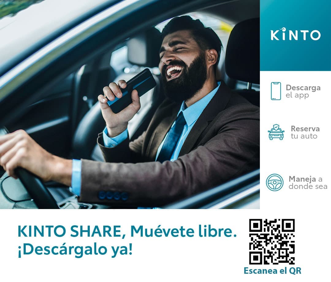 Kinto Share: Servicio de alquiler de vehículos Toyota en Arequipa