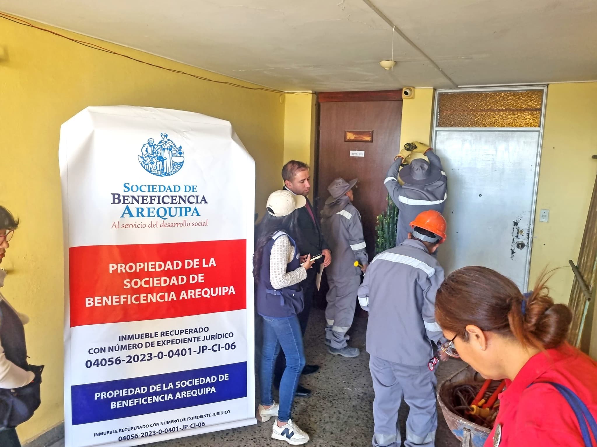 Beneficencia recupera predio tras orden judicial